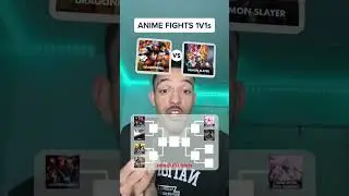 THE BEST FIGHTS IN ANIME BRACKET 🥊  #dragonball #onepiece #naruto #demonslayer #mha #jujutsukaisen