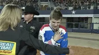Jess Lockwood Suffers Broken Collarbone in Collision with Wild Goose | 2019 PBR Global Cup