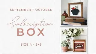 September + October Subscription Box - Size A | Craft With Me