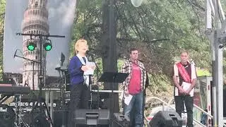 Kate Johnson performs Italian National Anthem at Ulster County Italian Festival 