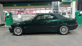 BMW E36 Cabrio farngruen metallic on BBS RC 090