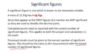 Accuracy and Precision