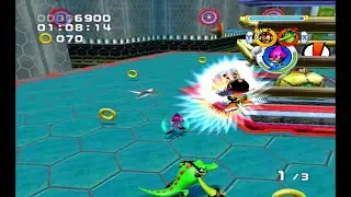Sonic Heroes: Power Plant (Team Chaotix) 53280 points (Normal Mission)