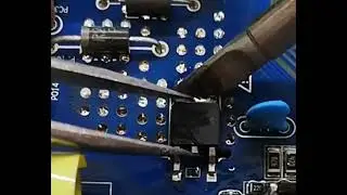 How to remove FET via Soldering iron