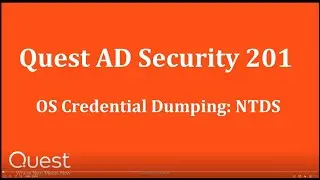 OS Credential Dumping NTDS