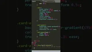 Flexgrid Card Expand animation #htmlcss #html