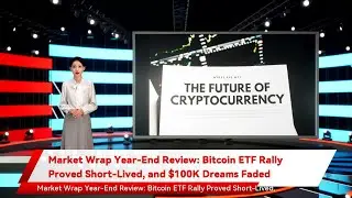 Market Wrap Year-End Review: Bitcoin ETF Rally Proved Short-Lived, and $100K Dreams Faded