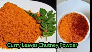 Curry Leaves Chutney Powder Recipe |Ramonakitchen