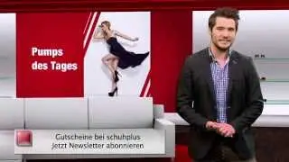 Pumps in &Uuml;bergr&ouml;&szlig;en. Gro&szlig;e Damenschuhe bei schuhplus. Schuh des Tages - 09.12.2014