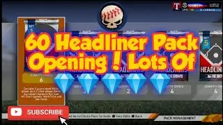 MASSIVE 60 HEADLINER PACK OPENING! MLB The Show 19 Diamond Dynasty Directional Hitting