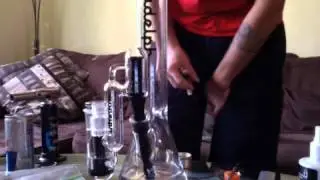 Illadelph Black Label Beaker with Circ Perc Ash Catcher, new samples.
