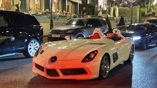 HYPERCARS SUPERCARS MONACO 2023 McLaren Stirling Moss, Sena, Maserati MC20, La Ferrari, Batmobile.