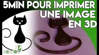 TUTO 5MIN POUR IMPRIMER UNE IMAGE EN 3D {#IMPRESSION 3D #alfawiseu20 #cr10 #cr10s )