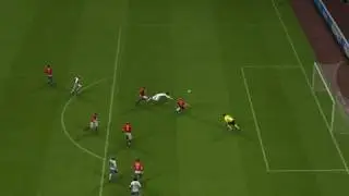 PES 2009 DEMO Good an offensive action by Real Madrid