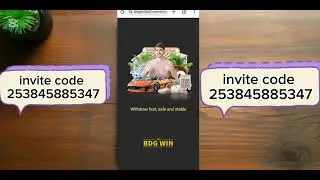 BDg referral code 🎯💯 bdg wine invite code generated bdg wine me registration kaise karen