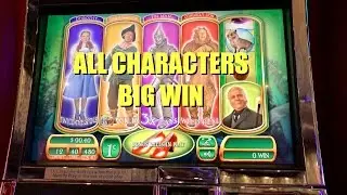 WMS Wizard of Oz Ruby Slippers Slot: Free Spins Bonus Big Win