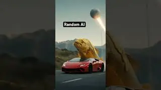 Random Fish Driving a Lambo