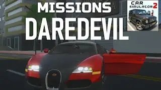 Mission daredevil complete ✅💯 car simulator 2 game new update on #viral #video #long #trending 