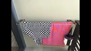 Mini Line Compact Clothesline Installation