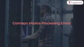 Are you struggling with errors in invoice processing? Outsource it!