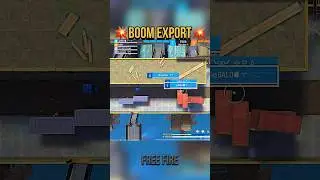 BOOM EXPORT💥💥#freefire #viral #short