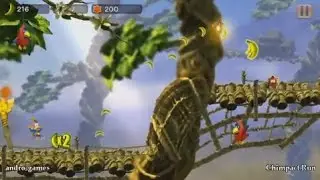 Chimpact Run (-by Yippee Entertainment) - free offline runner game for Android and iOS - gameplay.