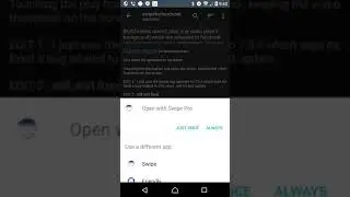 Swipe for Facebook video bug (can't replicate)