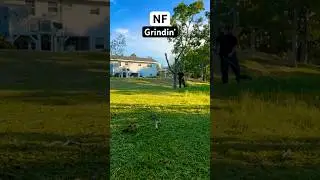 Cutting Grass with My Motivator | NF Grindin&rsquo; #nfmusic #keepworkinghard #workonyourself #nfgrindin