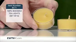 BCT1_100% BEESWAX TEA LIGHTS (SET OF 6)
