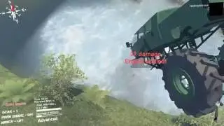SpinTires Stunt Jump Compilation Fails!