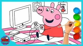 Peppa Pig Plays Roblox | Video Games 🐷 🎮 | Let&rsquo;s Draw a Story