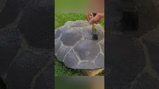 Make a Turtle Shell #turtleshell #concretedecor #diy #decorativeconcrete