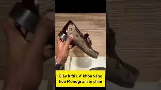 Gi&agrave;y lười LV Moccasin Premium Loafer #giaylv #moccasins #giayluoilv