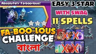 HOW TO 3 STAR FA-BOO-LOUS CHALLENGE | New Event attack bangla | Coc New Event Attack Bangla