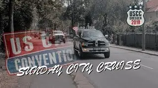 USCC 2018 - SUNDAY CITY CRUISE in Dresden | Ausfahrt der US Car Convention Teil 1 #uscarconvention