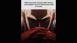 when you order a book called How to scam people online...#memes #humor #funny #anime #shortsfeed