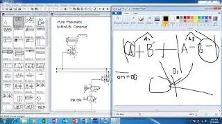 FESTO FluidSIM | Pure Pneumatic A+B+A-B- Continue | CASCADE METHOD