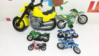 Коллекция игрушечных мотоциклов. Motorcycle collection