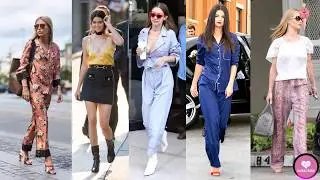 Wearing Pyjamas as Daily Outfit and Looking Chic / Street Style with Pj Trend ss18