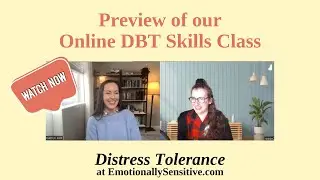 Sneak Peek: Online DBT Skills Class: Distress Tolerance