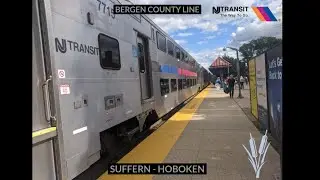 On Board New Jersey Transit: Bergen County line train #1178 (Suffern - Hoboken Terminal) (9/3/2021)