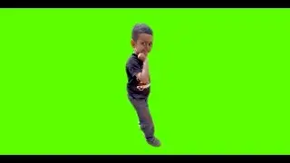 Its a surprise kid Green Screen