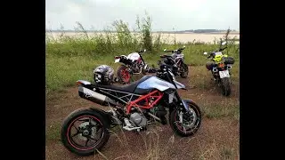 Ducati Hypermotard 950 - Tour câu cá hồ Trị An (Camping and Fishing)