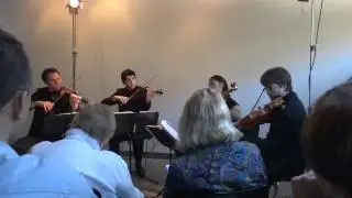The Calidore string quartet in Laguna Beach
