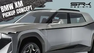BMW XM Concept Pickup Truck - Tesla Cybertruck competitior? | SRK Designs