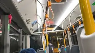 riding on Higer KLQ6129GQ2 CNG LF DBS route 7 to D neighborhood (Voith Fast idle)