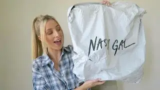 NASTY GAL TRY ON HAUL (I'm going to AMERICA!?!)