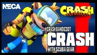 NECA Crash Bandicoot Crash With Scuba Gear | Video Review
