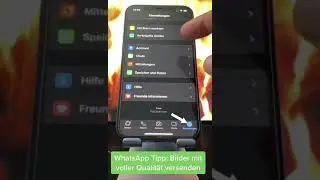 Bilder mit voller Qualit&auml;t &uuml;ber WhatsApp senden #shorts #viral