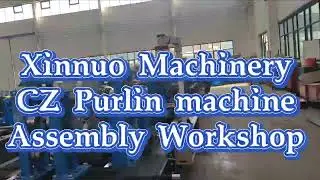 xinnuo machine cz purlin roll forming machine #automatedrollforming #czpurlinrollformingmachine #cz